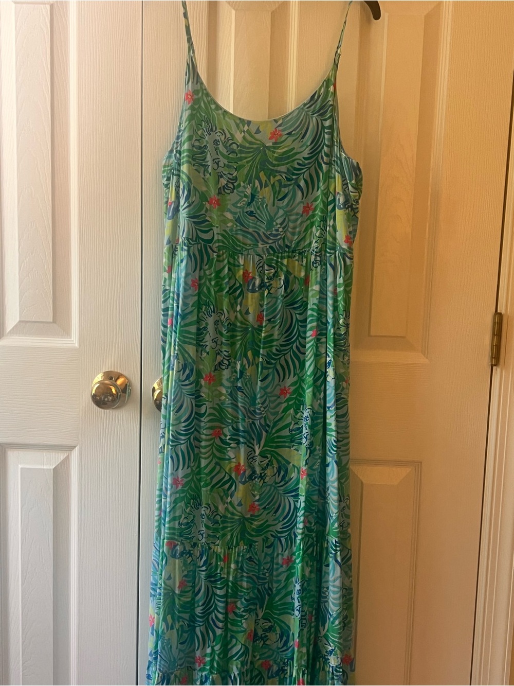 Lily Pulitzer Maxi Dress - Lion Print - Size Large